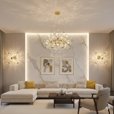 إنارة جانبية أوريليا كريستال